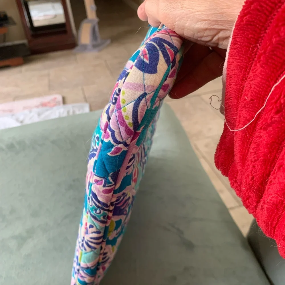 Vera Bradley Paisley Laptop Sleeve - Blue and Pink